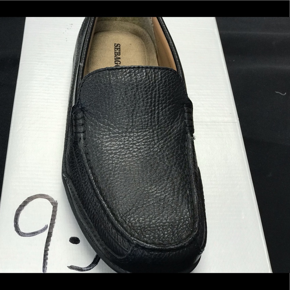 New sebago leather upper in original box